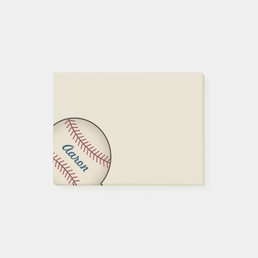 Persoonlijke honkbal sporten Post-it-notities cade Post-it® Notes (Voorkant)