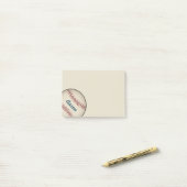 Persoonlijke honkbal sporten Post-it-notities cade Post-it® Notes (Op bureau)