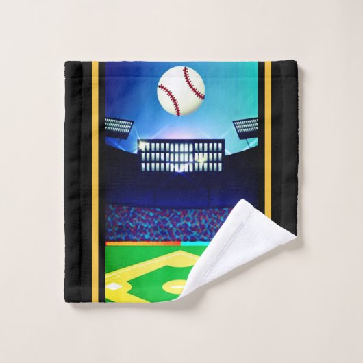 Persoonlijke honkbal ventilator bad handdoek (Wasdoekje)