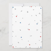 Persoonlijke honkbal verjaardagsuitnodiging kaart (Achterkant)