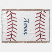 Persoonlijke honkbal werp deken (Voorkant)