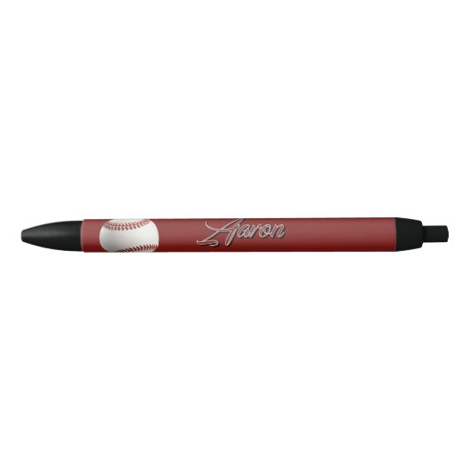 Persoonlijke honkbal zwarte inkt pen (Voorkant)