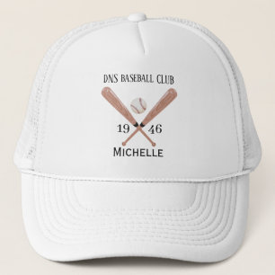 Persoonlijke honkbalclubnaam klassieker trucker pet