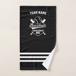 Persoonlijke honkbalcoach, teammoeder handdoek
