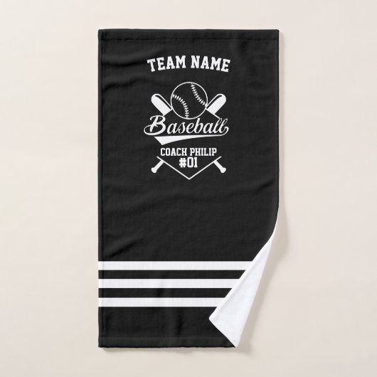 Persoonlijke honkbalcoach, teammoeder handdoek (Handdoek)