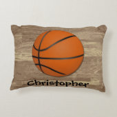 Persoonlijke honkbalhouten vloer accent kussen (Achterkant)