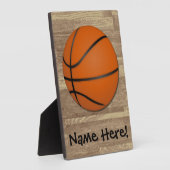 Persoonlijke honkbalhouten vloer fotoplaat (Zijkant)