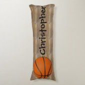 Persoonlijke honkbalhouten vloer lichaamskussen (Voorkant Verticaal)