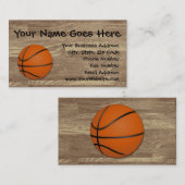 Persoonlijke honkbalhouten vloer visitekaartje (Voorkant / Achterkant)