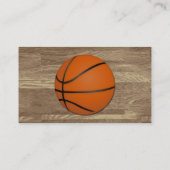 Persoonlijke honkbalhouten vloer visitekaartje (Achterkant)