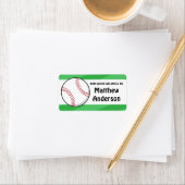 Persoonlijke honkbalkborden voor kinderen etiket (Insitu)