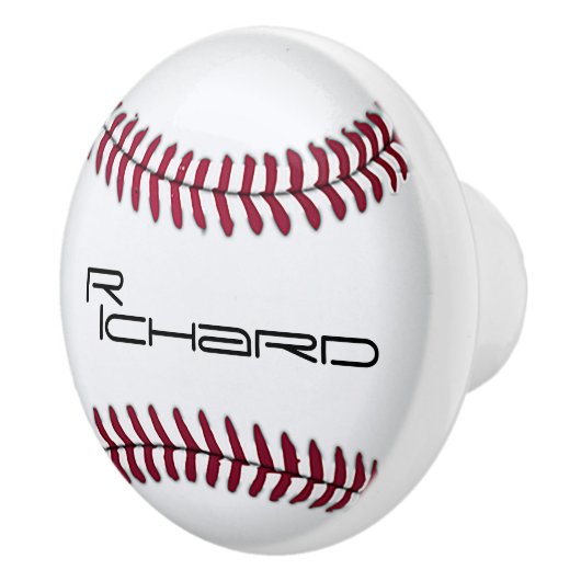 Persoonlijke honkbalkeramische knop (Rechts)