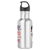 Persoonlijke honkbalkinderenwaterfles waterfles (Achterkant)