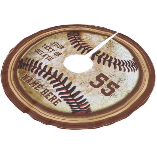 Persoonlijke honkbalroem,  blik kerstboom rok (Gekanteld)