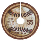 Persoonlijke honkbalroem,  blik kerstboom rok (Voorkant)