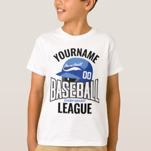 Persoonlijke honkbalspeler NAAM Team Kampioen Club T-shirt