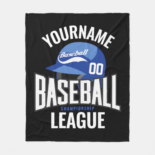 Persoonlijke honkbalspelkampioenschappen fleece deken (Voorkant)