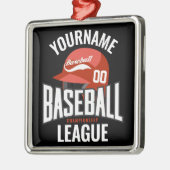 Persoonlijke honkbalspelkampioenschappen metalen ornament (Links)