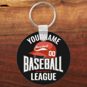 Persoonlijke honkbalspelkampioenschappen sleutelhanger (Voorkant)
