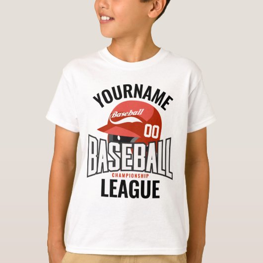 Persoonlijke honkbalspelkampioenschappen t-shirt (Voorkant)
