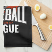 Persoonlijke honkbalspelkampioenschappen theedoek (Quarter Fold)