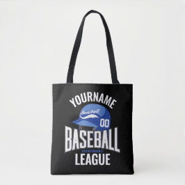 Persoonlijke honkbalspelkampioenschappen tote bag