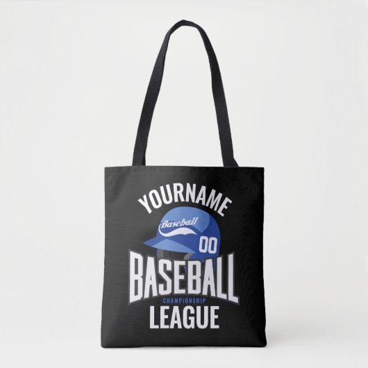 Persoonlijke honkbalspelkampioenschappen tote bag (Voorkant)