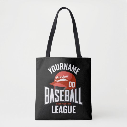 Persoonlijke honkbalspelkampioenschappen tote bag (Voorkant)
