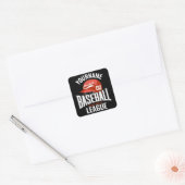 Persoonlijke honkbalspelkampioenschappen vierkante sticker (Envelop)