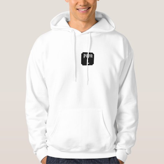 Persoonlijke Hoodie Vaderdag 🖤 (Voorkant)