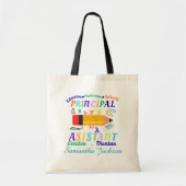 Persoonlijke hoofdassistent onderwijsdag tote bag (Voorkant)