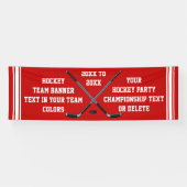 Persoonlijke hoofdbanner, JOUW TEKST en KLEUREN Spandoek (Horizontaal)