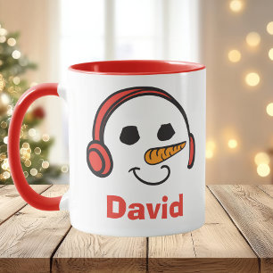 Persoonlijke hoofdtelefoon Music Snowman Mok