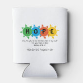 Persoonlijke HOOP in GOD Blikjeskoeler (Achterkant)