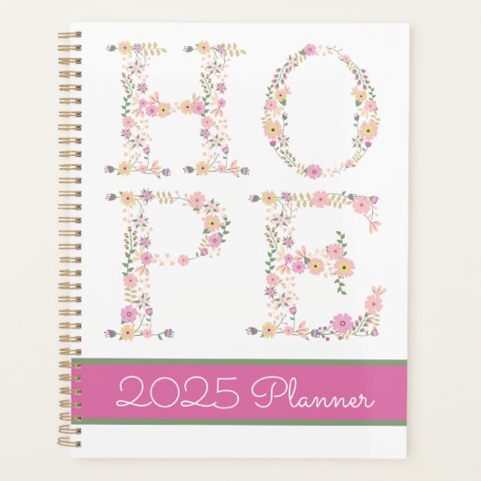 Persoonlijke HOPE Floral Planner (Voorkant)