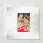 Persoonlijke horizontale foto bedankt kaart (Achterkant)