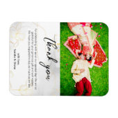 Persoonlijke horizontale foto bedankt magneet (Horizontaal)