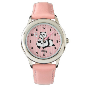 Persoonlijke horloge voor kinderen met een knuffel