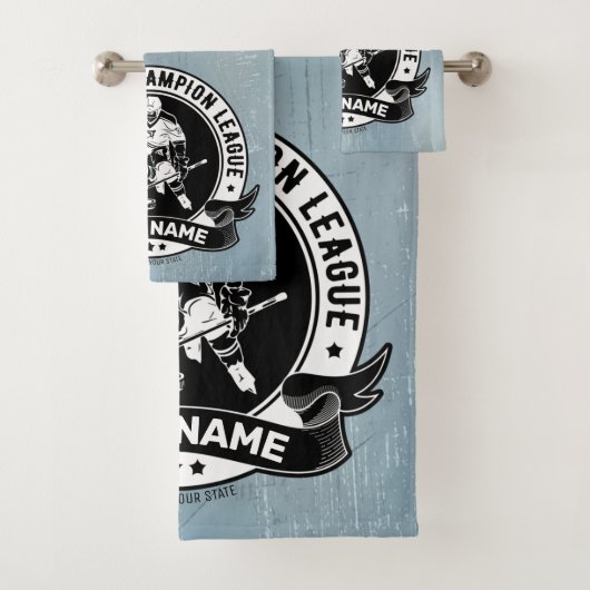 Persoonlijke hostbusadapter Ice Rink Team Athlete Bad Handdoek (Insitu)