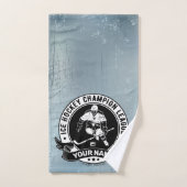 Persoonlijke hostbusadapter Ice Rink Team Athlete Bad Handdoek (Handdoek)