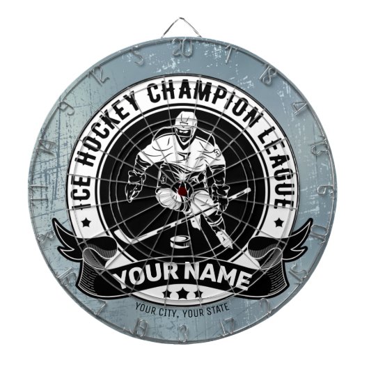 Persoonlijke hostbusadapter Ice Rink Team Athlete Dartbord (Voorkant)