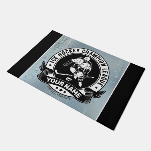 Persoonlijke hostbusadapter Ice Rink Team Athlete Deurmat (Schuin)