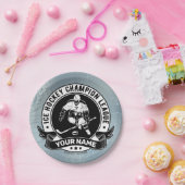 Persoonlijke hostbusadapter Ice Rink Team Athlete Papieren Bordje (Feest)