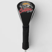 Persoonlijke Hot Rod Garage Retro Custom Roadster Golfheadcover (Voorkant)
