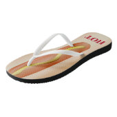 Persoonlijke hotdog BBQ-Teenslippers Teenslippers (Schuin)