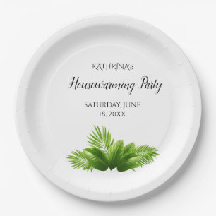 Persoonlijke Housewarming Party Papieren Borden Bordje