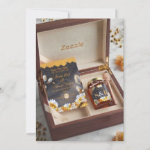 Persoonlijke houten cadeauverpakking voor bruiloft