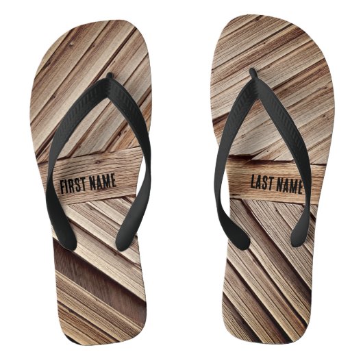 Persoonlijke Houten Panelen Teenslippers (Voetbed)