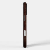 Persoonlijke houtnerf houtsoort monogram naam Case-Mate iPhone case (Achterkant / Rechts)