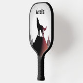 Persoonlijke Howling Wolf Pickleball Paddle (Links)